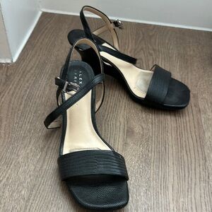 Alex Marie Black Heels Minimalist Design